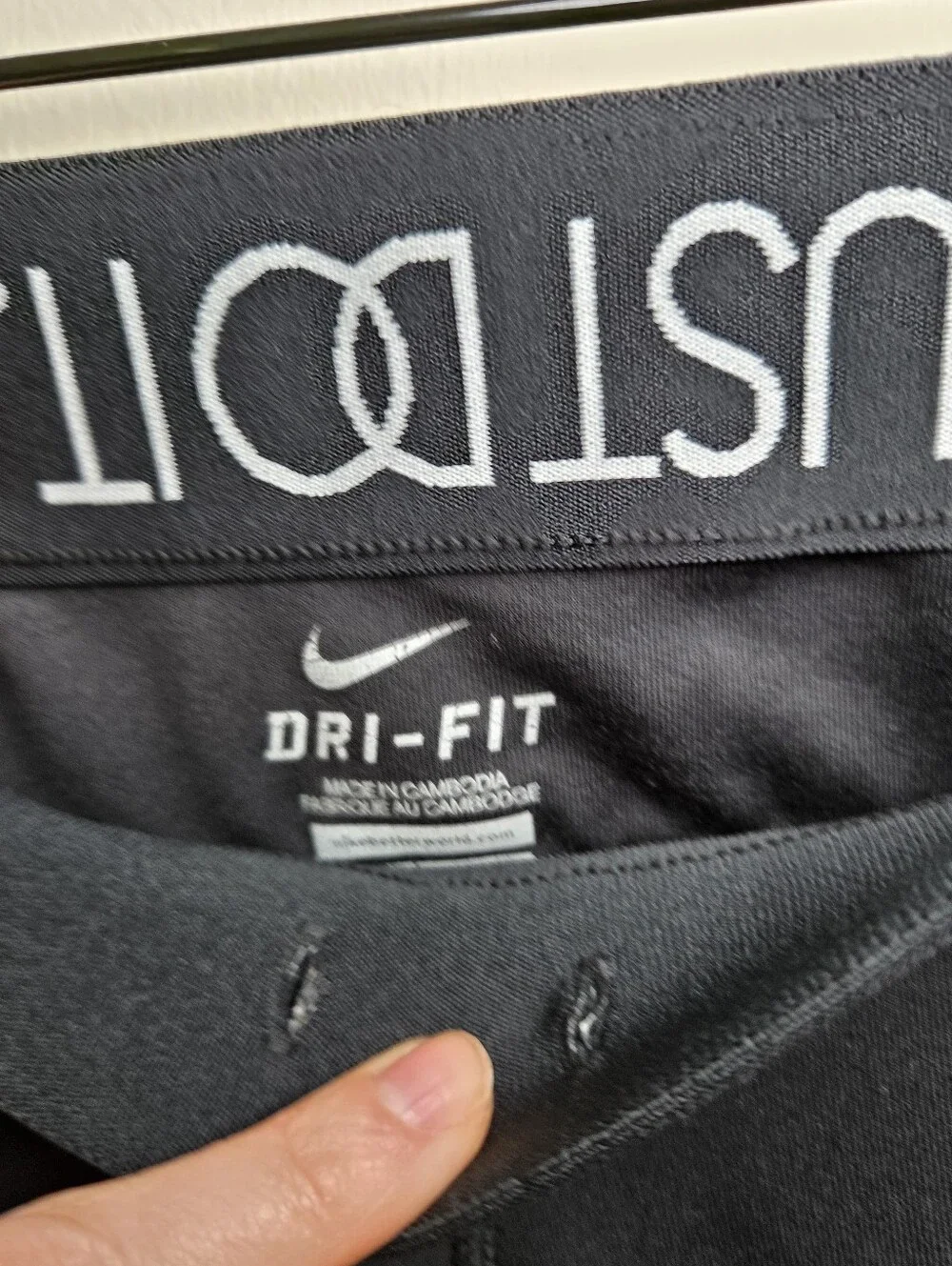 Women's Nike Dri Fit Black Cropped Leggings Sz Medium
